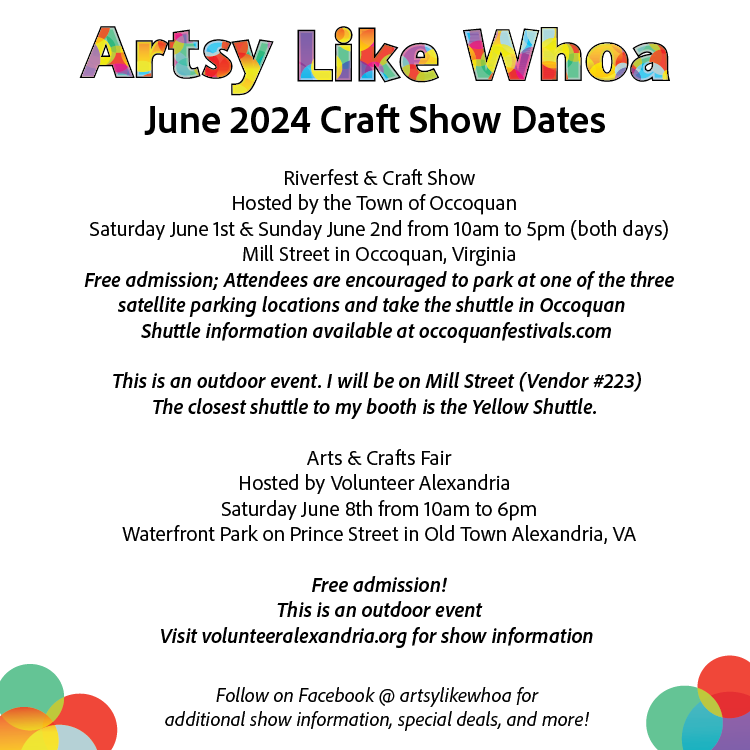 June 2024 Craft Shows
