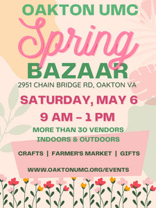 My Next Show - Oakton UMC Spring Bazaar - Sat. May 6th