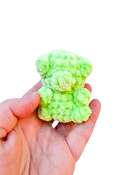 Mini Gummy Bear - Crocheted Toy/Plushie - Amigurumi - Various Colors Available - Ready to Ship
