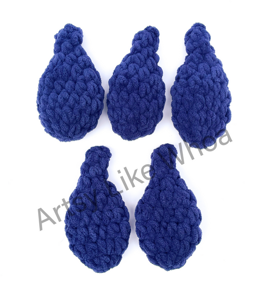 Reusable Crocheted Water Balloons - Set of 5 - Eco-Friendly Solution to One-Time Plastic - Machine Washable - Ready To Ship
