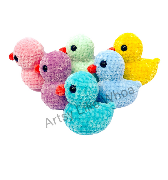 Rubber Ducky - Crocheted Toy - Amigurumi - Various Colors Available - Ready to Ship