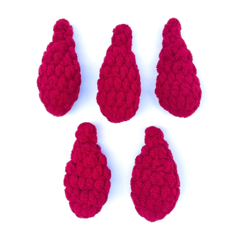 Reusable Crocheted Water Balloons - Set of 5 - Eco-Friendly Solution to One-Time Plastic - Machine Washable - Ready To Ship