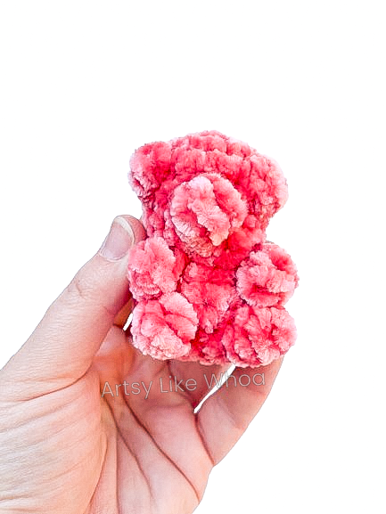 Mini Gummy Bear - Crocheted Toy/Plushie - Amigurumi - Various Colors Available - Ready to Ship