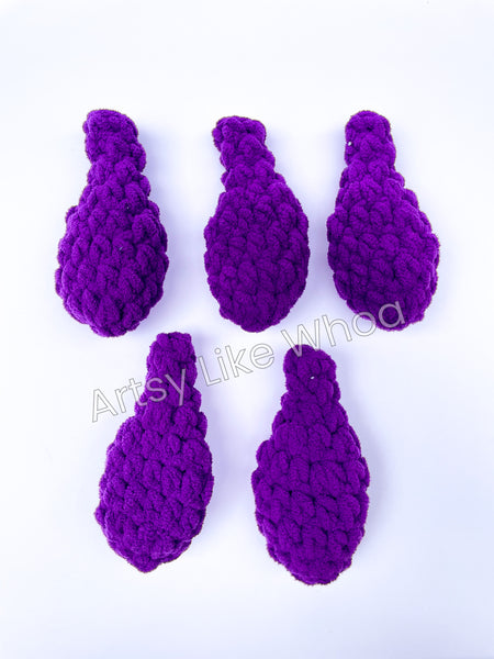 Reusable Crocheted Water Balloons - Set of 5 - Eco-Friendly Solution to One-Time Plastic - Machine Washable - Ready To Ship