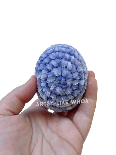 Mini Blue Chicken - Crocheted Toy/Plushie - Amigurumi - Ready to Ship