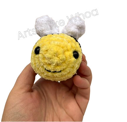 Bee Plushie - Crocheted Toy - Ready to Ship