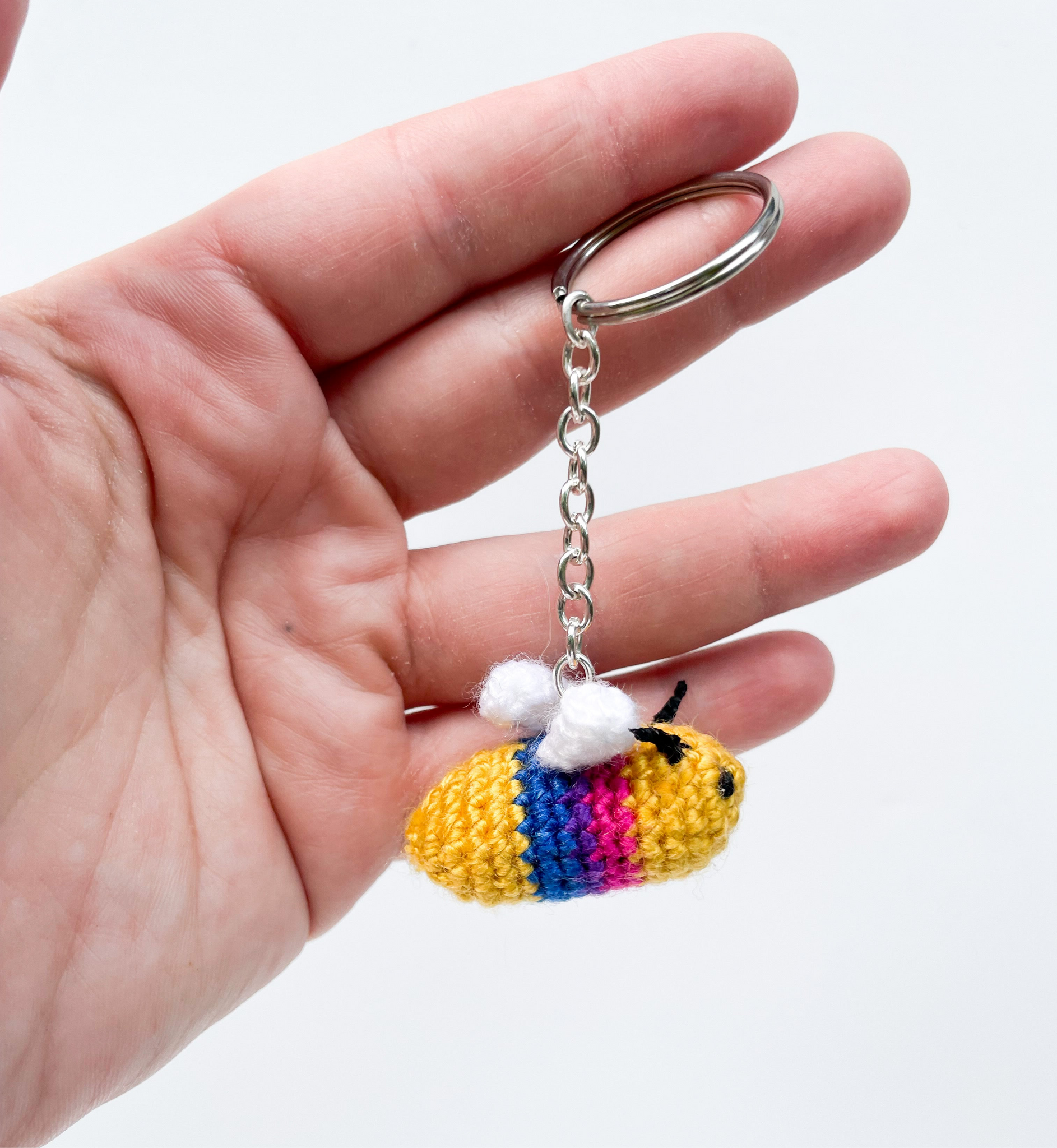 Keychain - LGBTQIA+ Bee - Bi