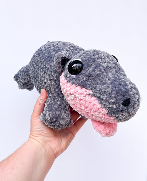 Moo Deng - Pygmy Hippo Plushie - Ready to Ship