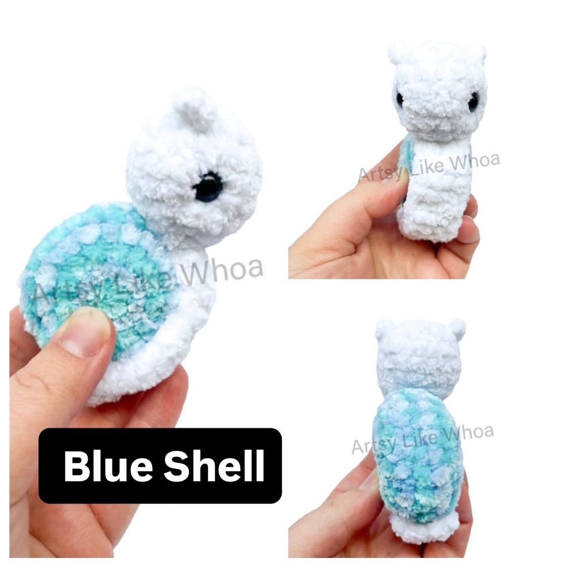 Mini Snail - Crocheted Toy/Plushie - Amigurumi - Various Colors Available - Ready to Ship
