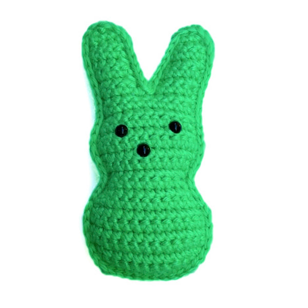 Marshmallow Bunny Plushie - Crocheted Toy - Ready To Ship