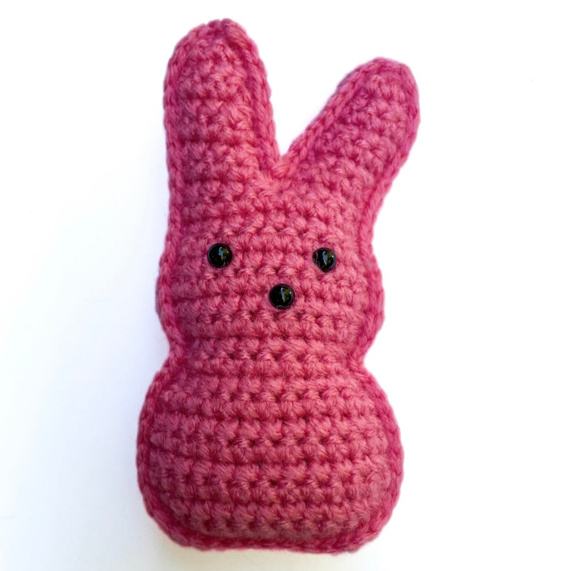 Marshmallow Bunny Plushie - Crocheted Toy - Amigurumi - Various Colors Available - Ready To Ship