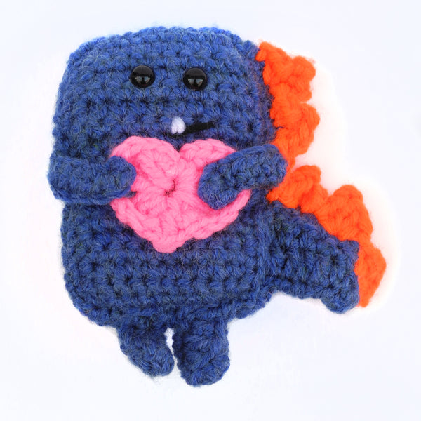 Valentine Gram - Dinosaur - Love Note/Candy/Lollipop Holder - Ready To Ship