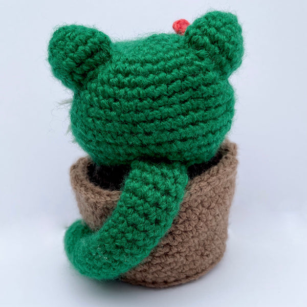 Crocheted “Cat-ctus” Plant - MADE TO ORDER