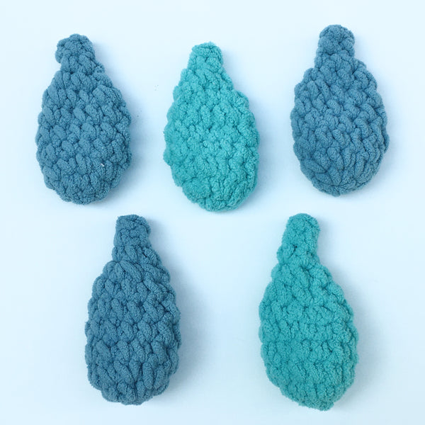 Reusable Crocheted Water Balloons - Eco-Friendly Solution to One-Time Plastic - Machine Washable - Set of 5 - Ready To Ship